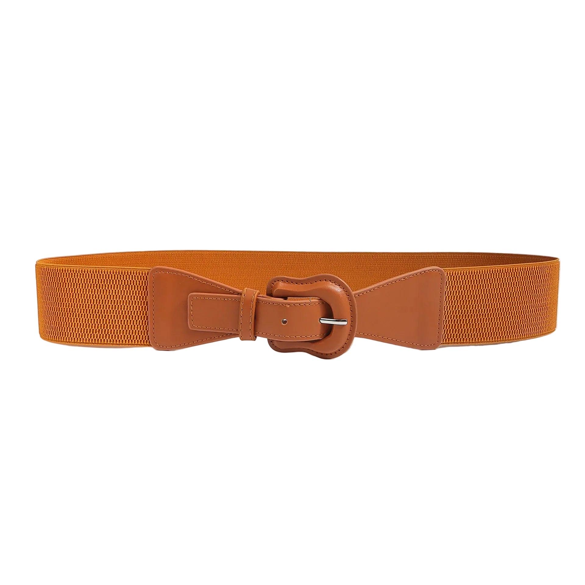 Ceinture large élastique femme boucle design